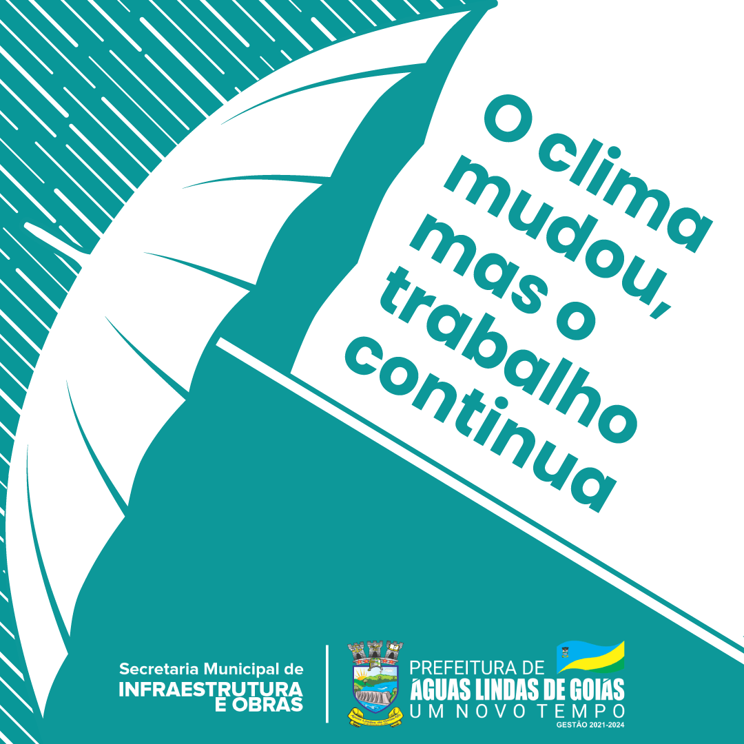 Campanha publicitária prefeitura chuva